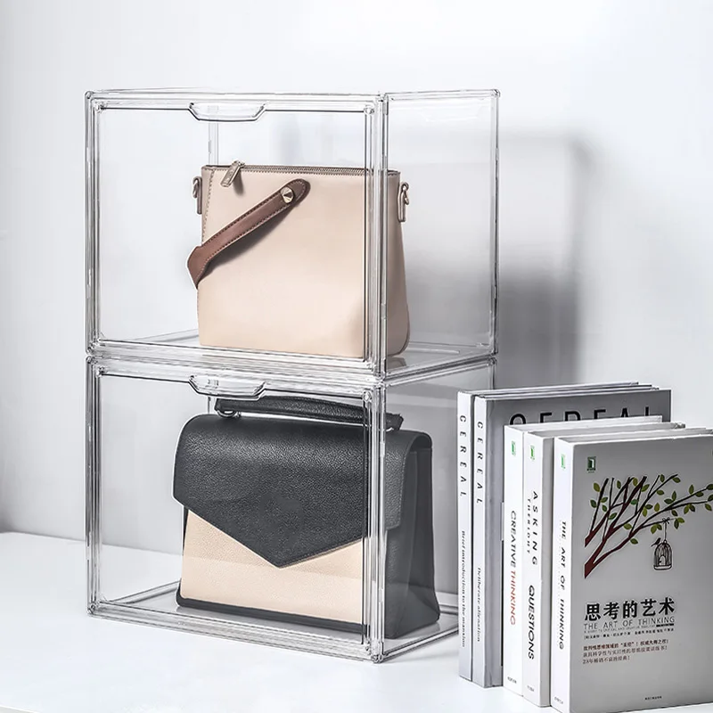 Acrylic Storage Box Handbag Dust-Proof Display Box Fingures Display Rack Living Room Decoration Cartoon Model Display Cabinet - Image 2