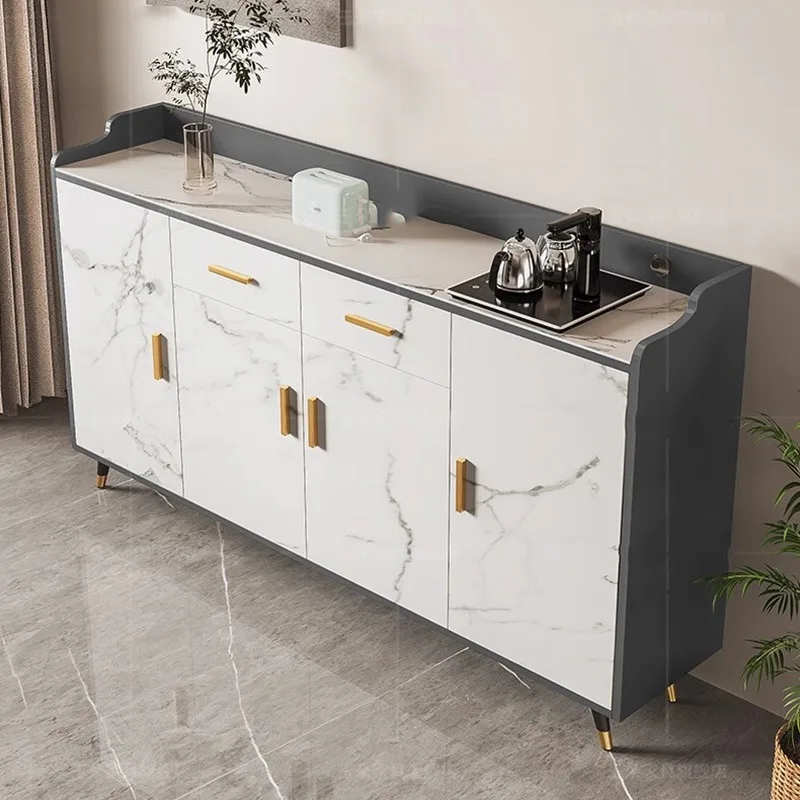 Buffet Dressers Living Room Cabinet Shelf Makeup Organizer Storage Tv Cabinet Tall Kitchen Armoires De Salon French Furniture - Image 3