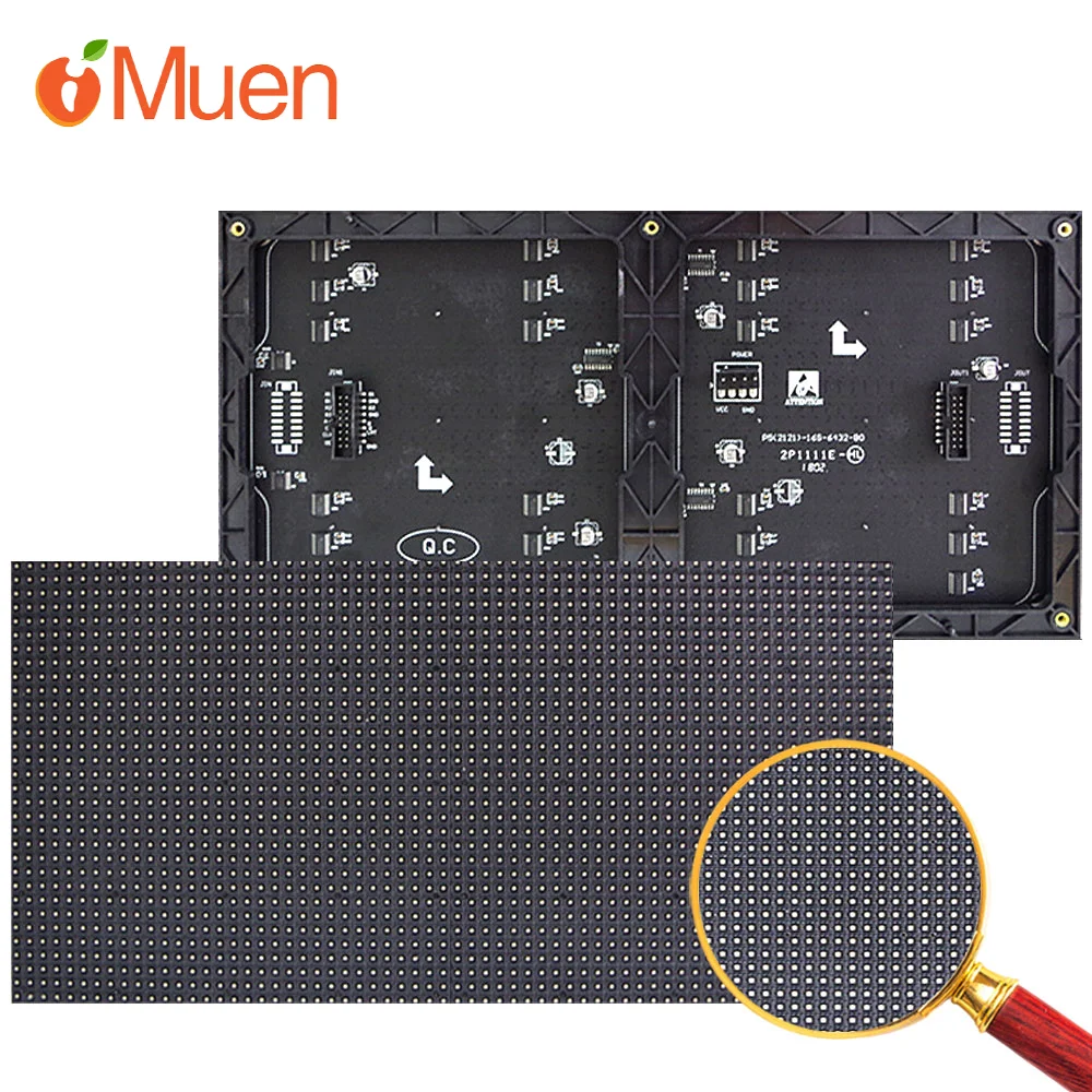 Free shipping 3Pcs P5 Indoor LED Display Module 1 / 16Scan 64*32dots P5 Indoor Full color LED Advertising Display Module