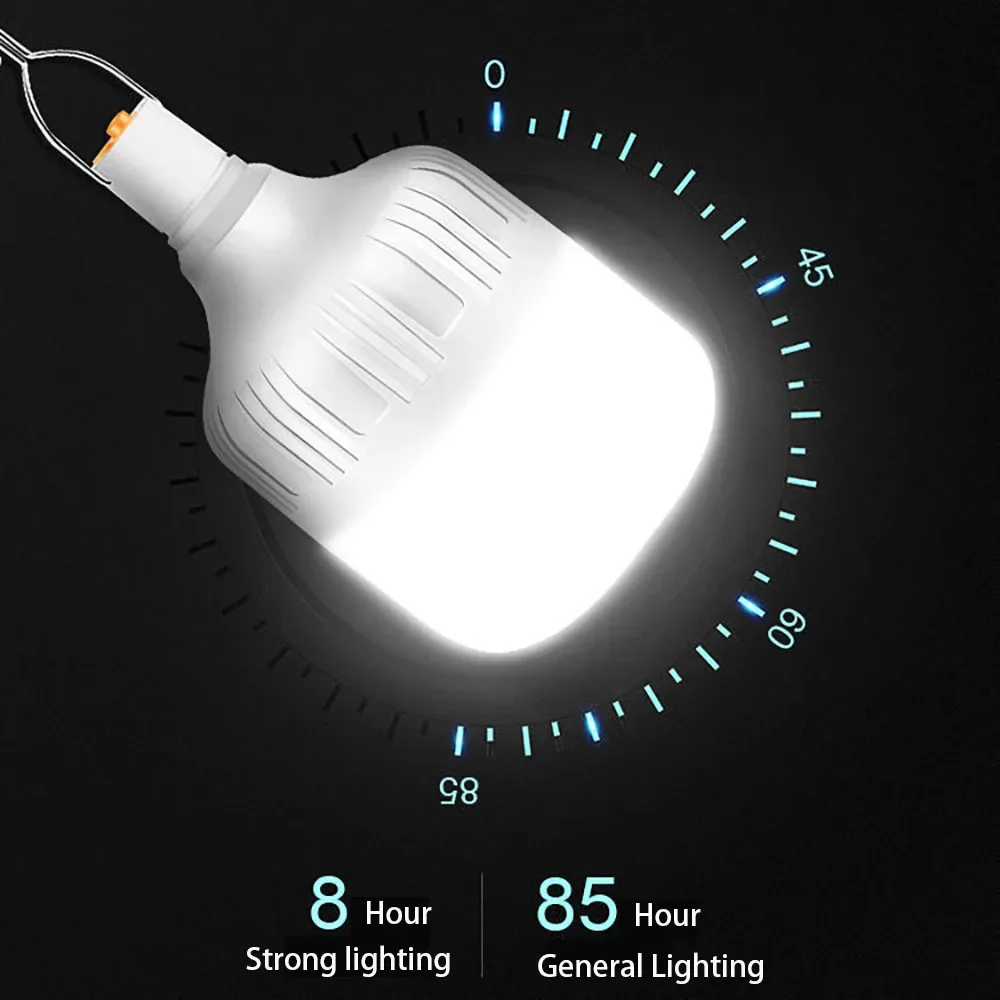 Usb Rechargeable Led Bulb Portable Camping Light Bulb Emergency Lighting Flashlight Lights Outdoor Picnics Hanging Tent Light - Image 5
