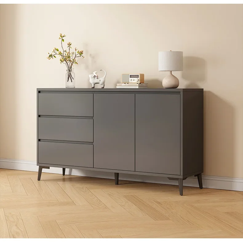 Sideboard Buffet Cabinet Kitchen Storage metal leg Tall and Deep Shelf Chest of Drawers Living Room 4 Doors Console Table