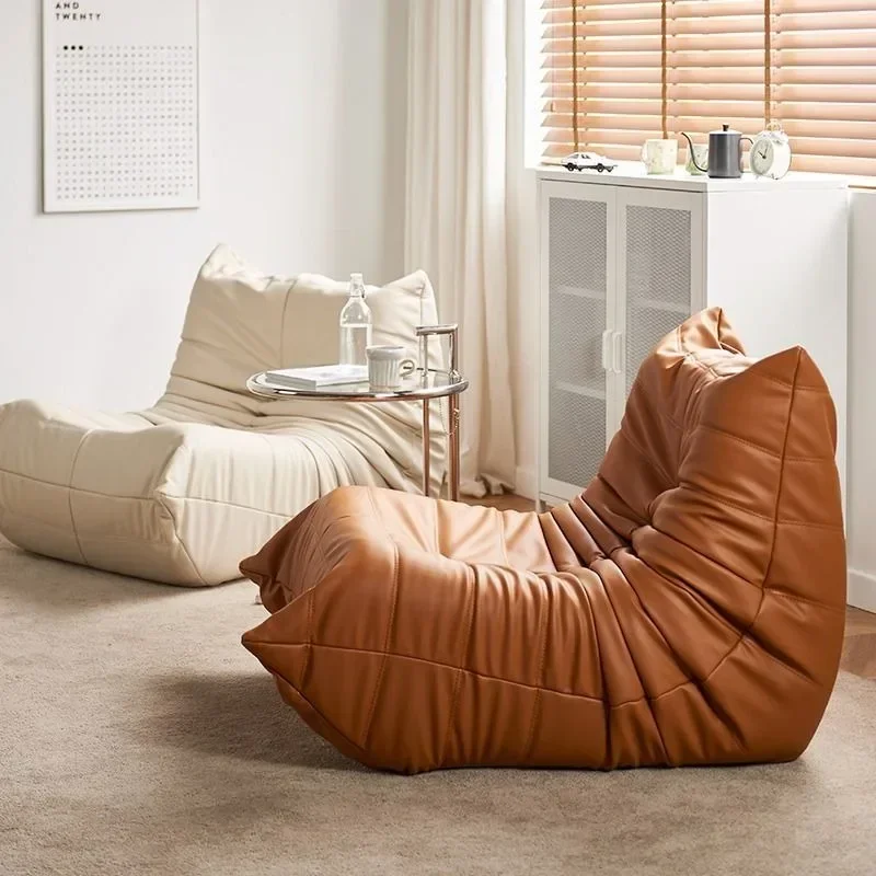 Luxury Living Room Sofa Furgle Chair Soft Suede Oversized Chair Lazy Floor Sofa for Living Room Corner Chair Caterpillar Sofa - Image 4