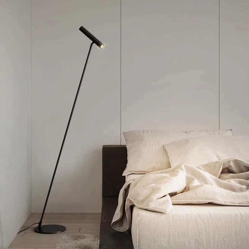 Nordic minimalist floor lamp Led Adjustable spotlight Living Room Sofa Bedroom Bedside Light Study Home standing reading lamp - Image 2