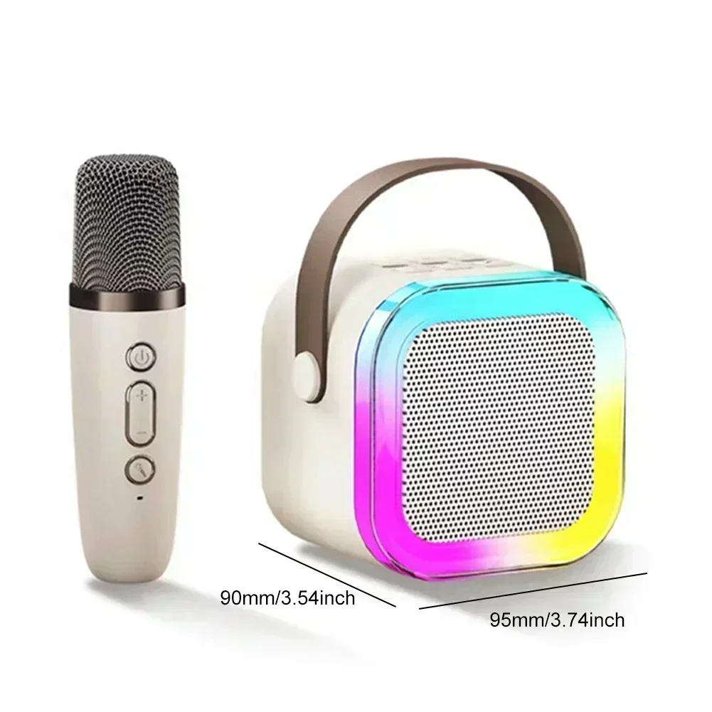 Bluetooth K12 Karaoke Machine Portable 5.3 PA Speaker System with 1-2 Wireless Microphones Home Family Singing Children's Gifts - Image 6