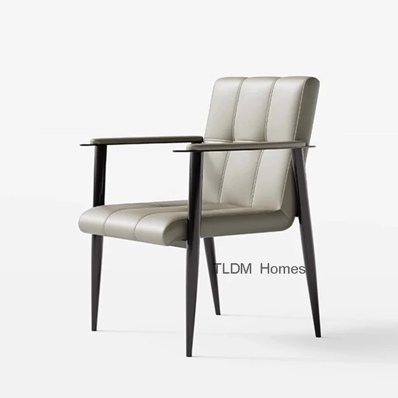Design Luxury Restaurant Chairs Nordic Kitchen Italian Trendy Dining Chairs Modern Black Chaise Salle A Manger Home Furniture