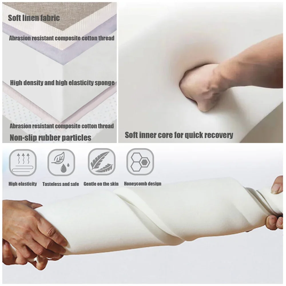 Customized Long Bench Cushions Sofa Pillows 3/5/8cm Thickened Chair Cushion Seat Cushion Pad for Wood Benchs/Garden Loungers - Image 5