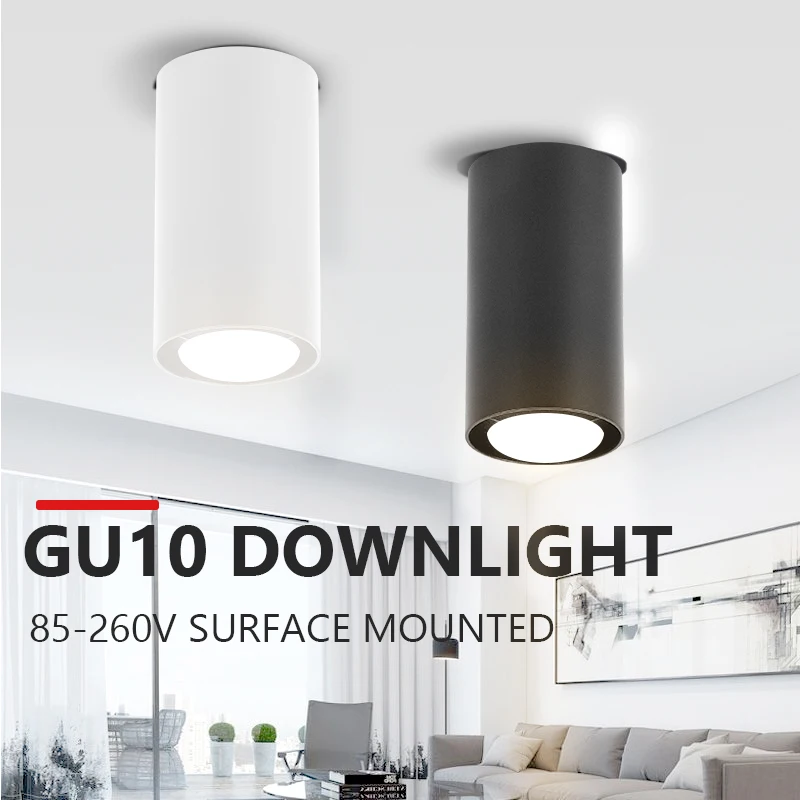Ceiling Lamp GU10 Downlight LED 110V/220V Surface Mounted Luminaire Interior Bedroom Living Room Barber Shop Home Led Spotlights - Image 3