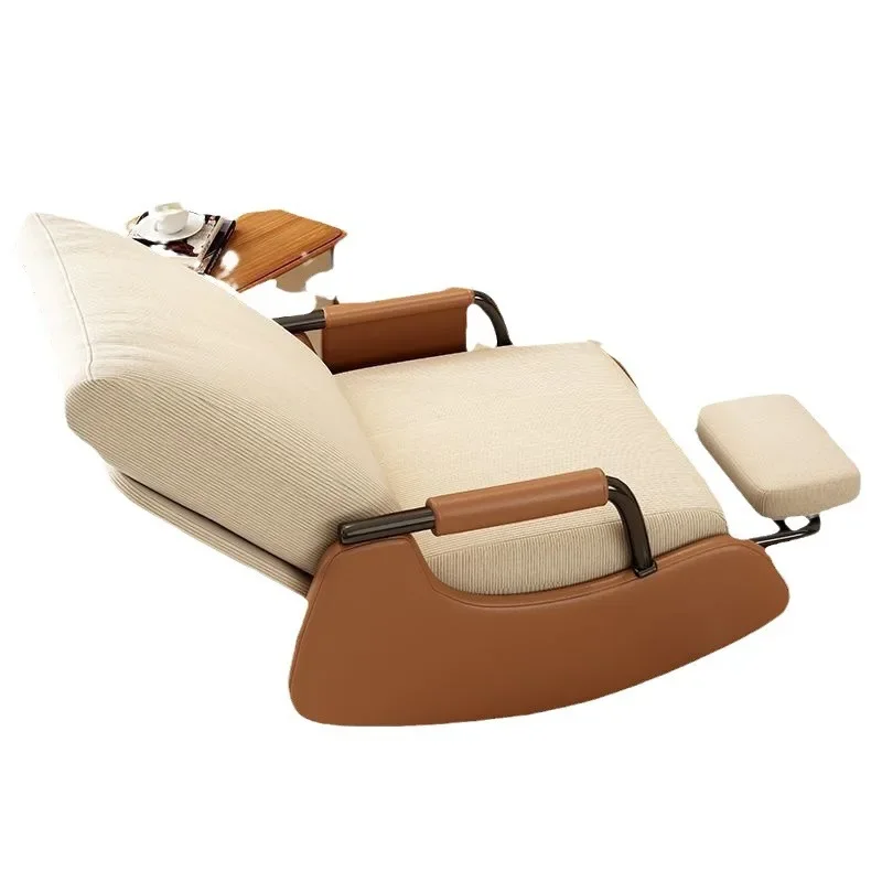 Lunch Break Rocking Chair Reclining Chair Lazy Sofa Bedroom Balcony Chair Single Sofa Sitting Reclining Multi-function - Image 5