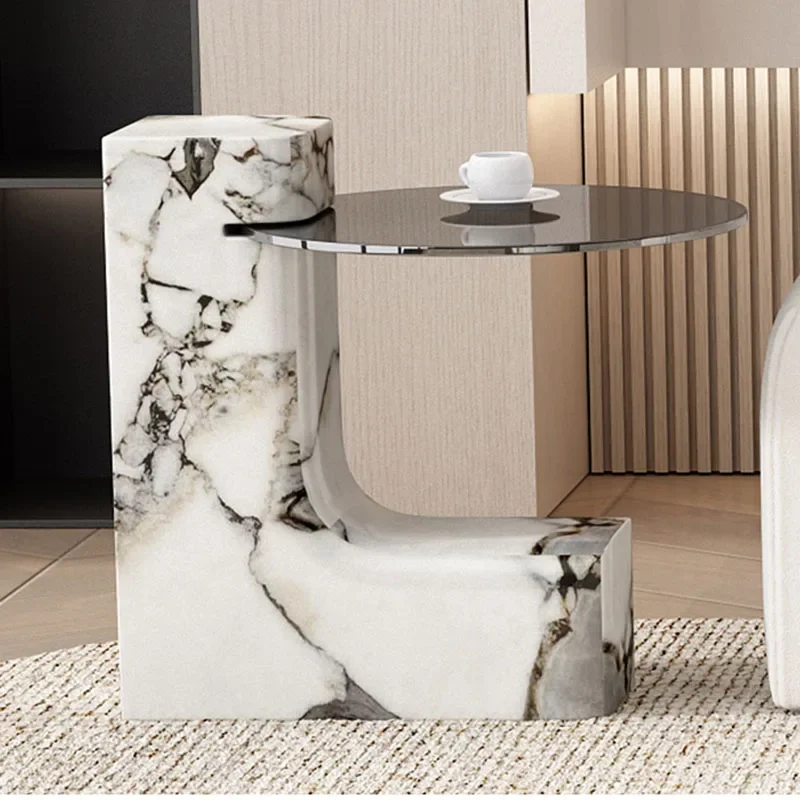 Bedside Living Room Side Table Mobile Dropshipping Center Accent Luxury Dining Tables Round Nordic Mesitas De Noche Furniture - Image 3