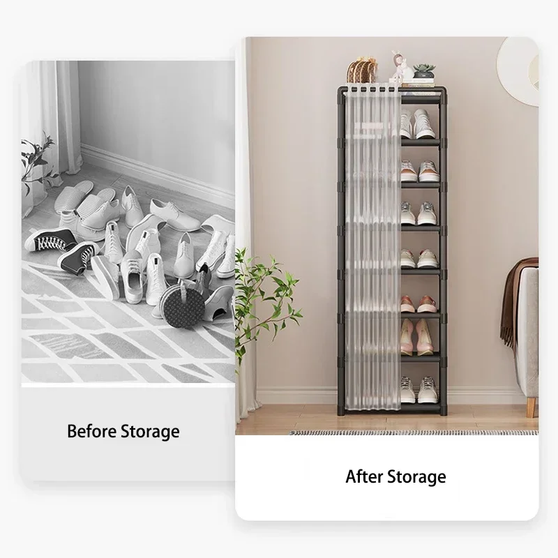 Home Furniture Shoe Rack Organizer Belt Women Luxury Bag Cabinet Shoerack Cabinets for Living Room Shoe-shelf - Image 5