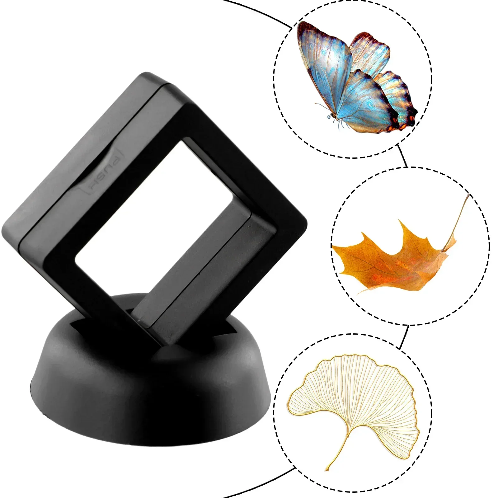 2Pcs Coin Display Stand 50*50mm Black Box Commemorative Coin Gift Decoration Multifunction Coin Showing Stand Holder - Image 6