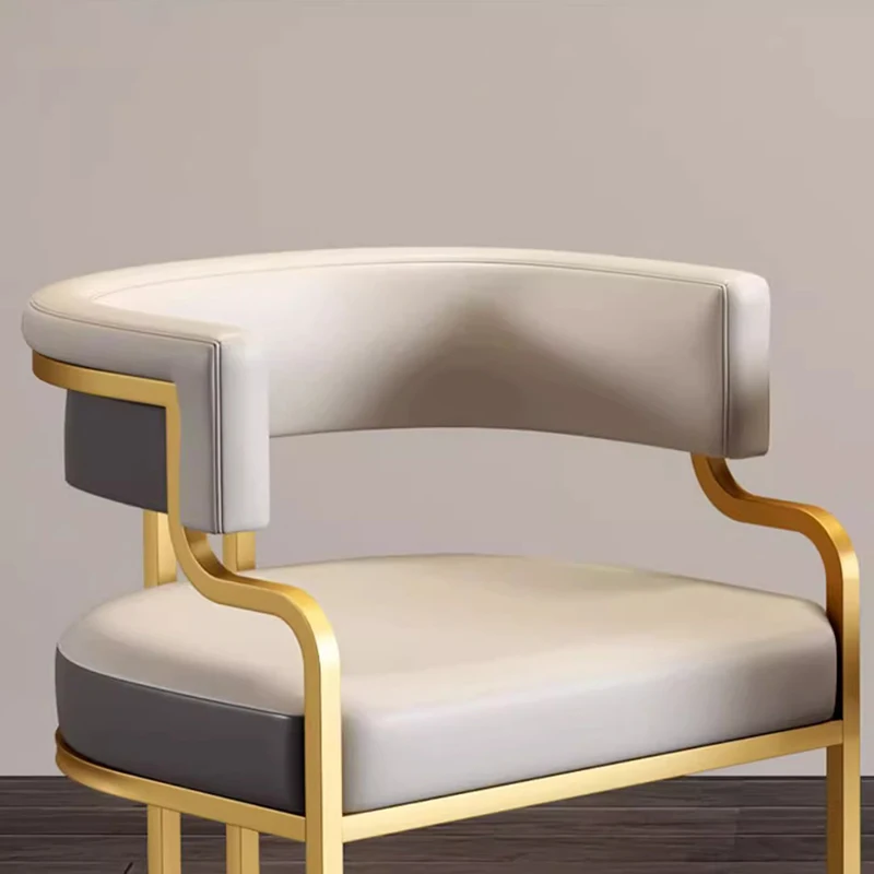 Modern Desk Dining Chairs Living Room Vanity Luxurydesign White Dining Chairs Armchair Wedding Sillas Cadeira Home Furniture - Image 2