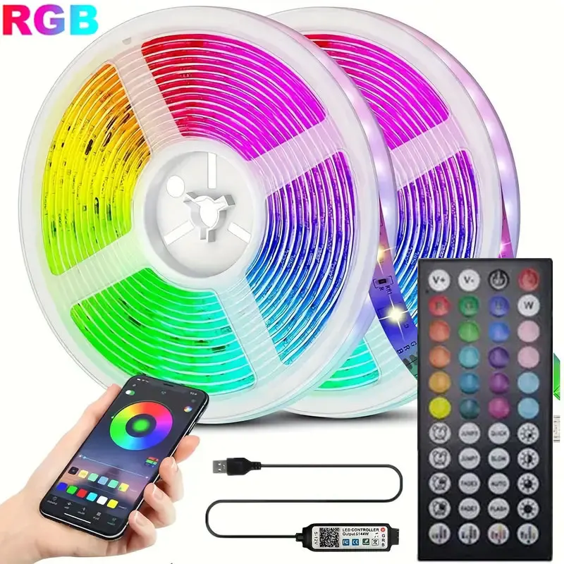 Led Strip Lights Bluetooh App Ir Remote Control Wifi 1-30M Usb Rgb 5050 Flexible Diode Tape For Room Decoration Led Lamp Ribbon