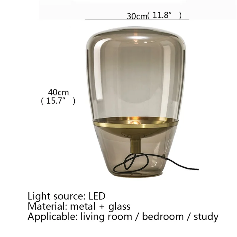 APRIL Modern Nordic Creative Table Lamp LED Desk Light Decorative for Home Bedroom Living Room - Image 5