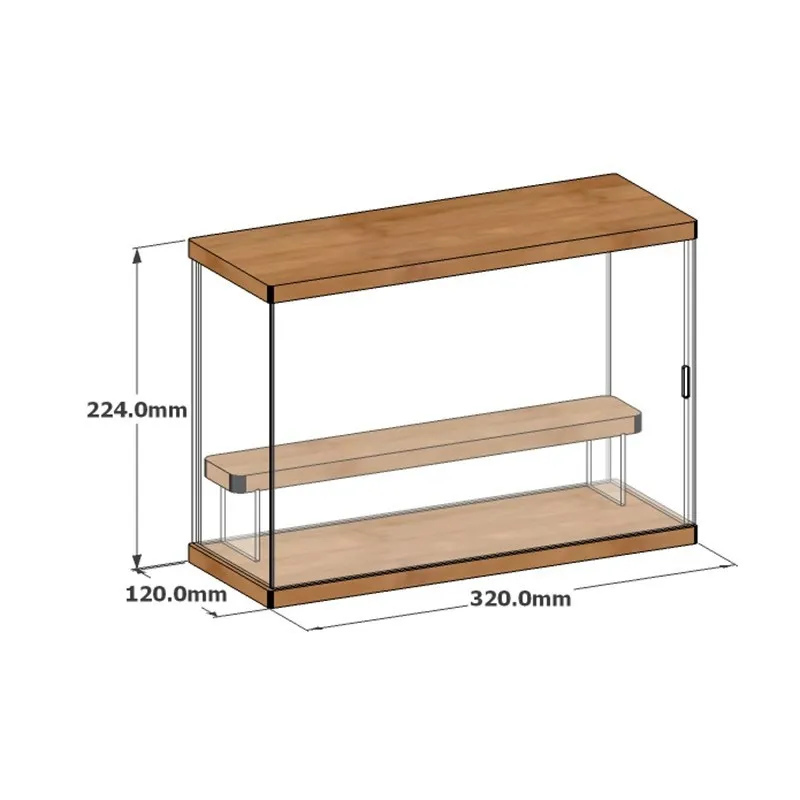 Doll Perfume Plexiglass Ladder Display Cabinet Desktop Sundries Dust-proof Transparent Storage Cabinet Cosmetic Box - Image 5