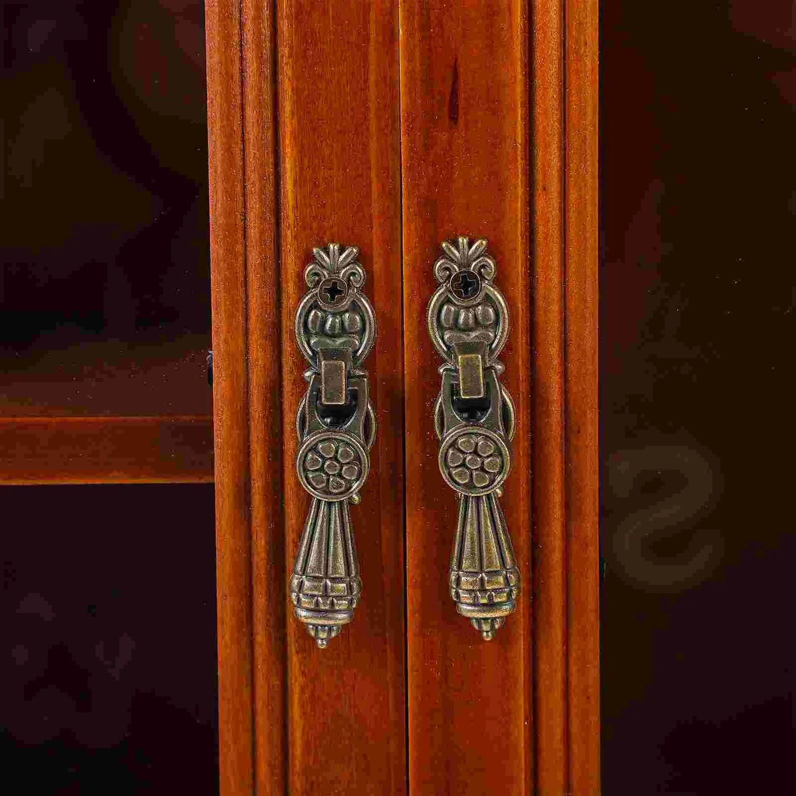 Display Case Wood Wall Cabinet Furniture House Showcase Decorative Wooden Low Storage Living room cabinets - Image 4