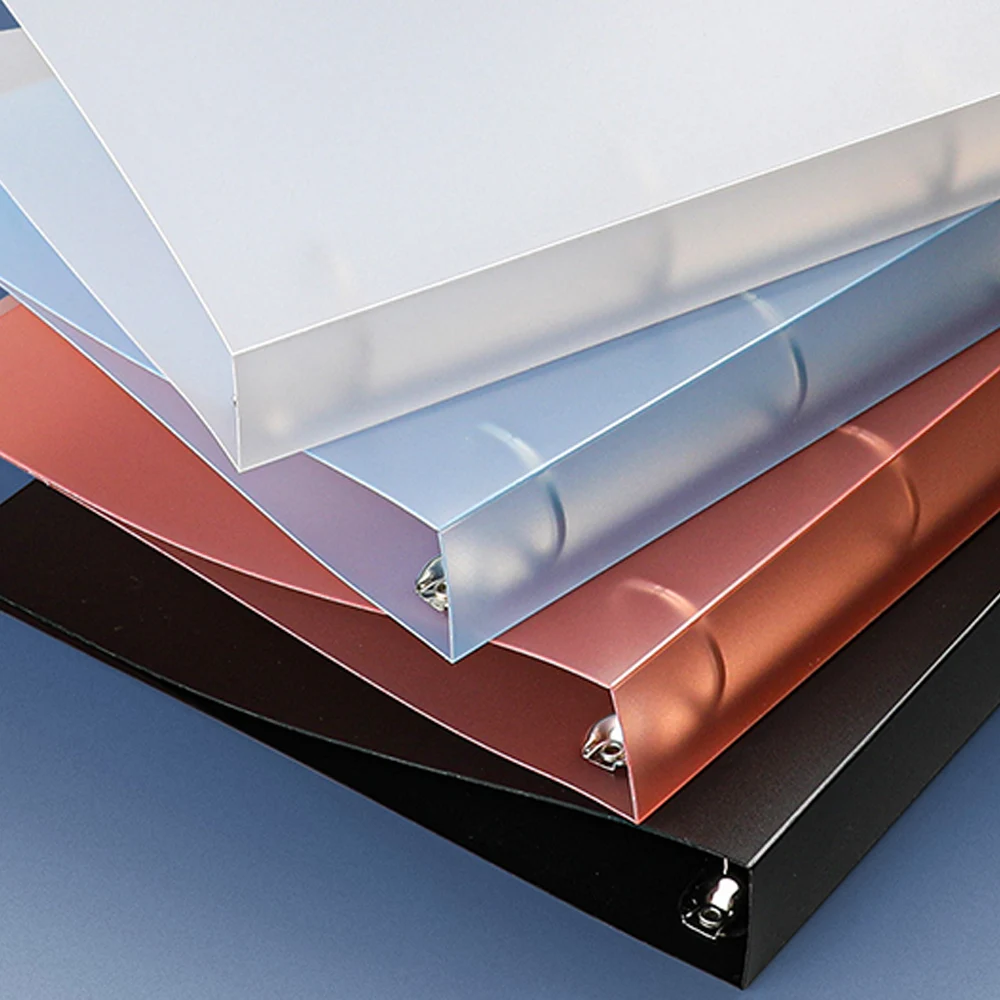 A4 Binder 4 Hole Binder D-Type Punch Folder Office Storage File Ring Waterproof Test Paper Data Storage Folder Learning Supplies - Image 6