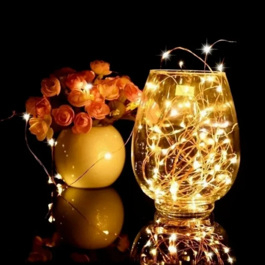 5/10/20M USB LED String Lights Copper Silver Wire Garland Light Waterproof Fairy Lights For Christmas Wedding Party Decoration - Image 6