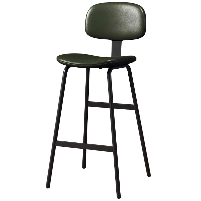 Living Room European Bar Chair Leather Art Luxury Design Garden Bar Stool Outdoor Office Taburetes Altos Cocina Home Furniture - Image 6