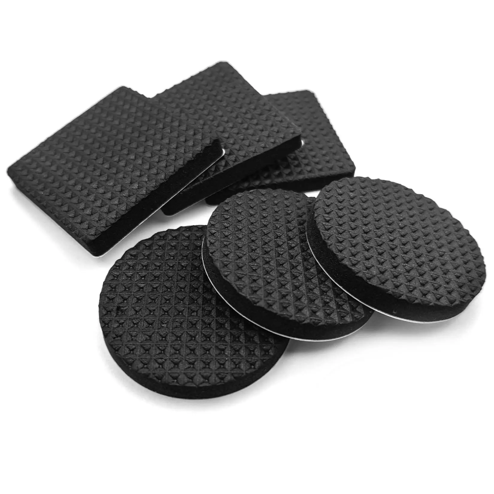 60pcs Heavy Duty Furniture Pads - Non Slip Rubber Feet for Chair Legs and Hardwood Floors - Image 2