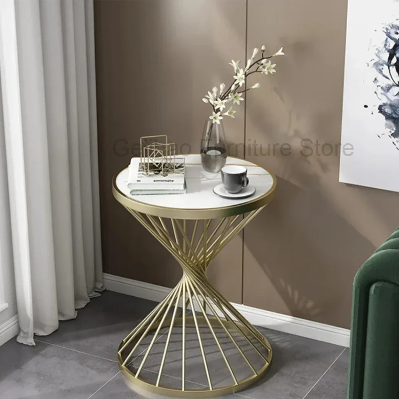Luxury Side Table Center Living Room Minimalist Corner Tea Coffee Table Sofa Decoration Mesas Auxiliares Nordic Furniture