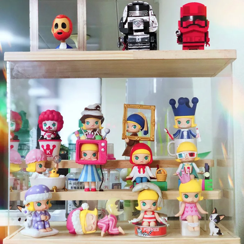 Doll Perfume Plexiglass Ladder Display Cabinet Desktop Sundries Dust-proof Transparent Storage Cabinet Cosmetic Box - Image 4