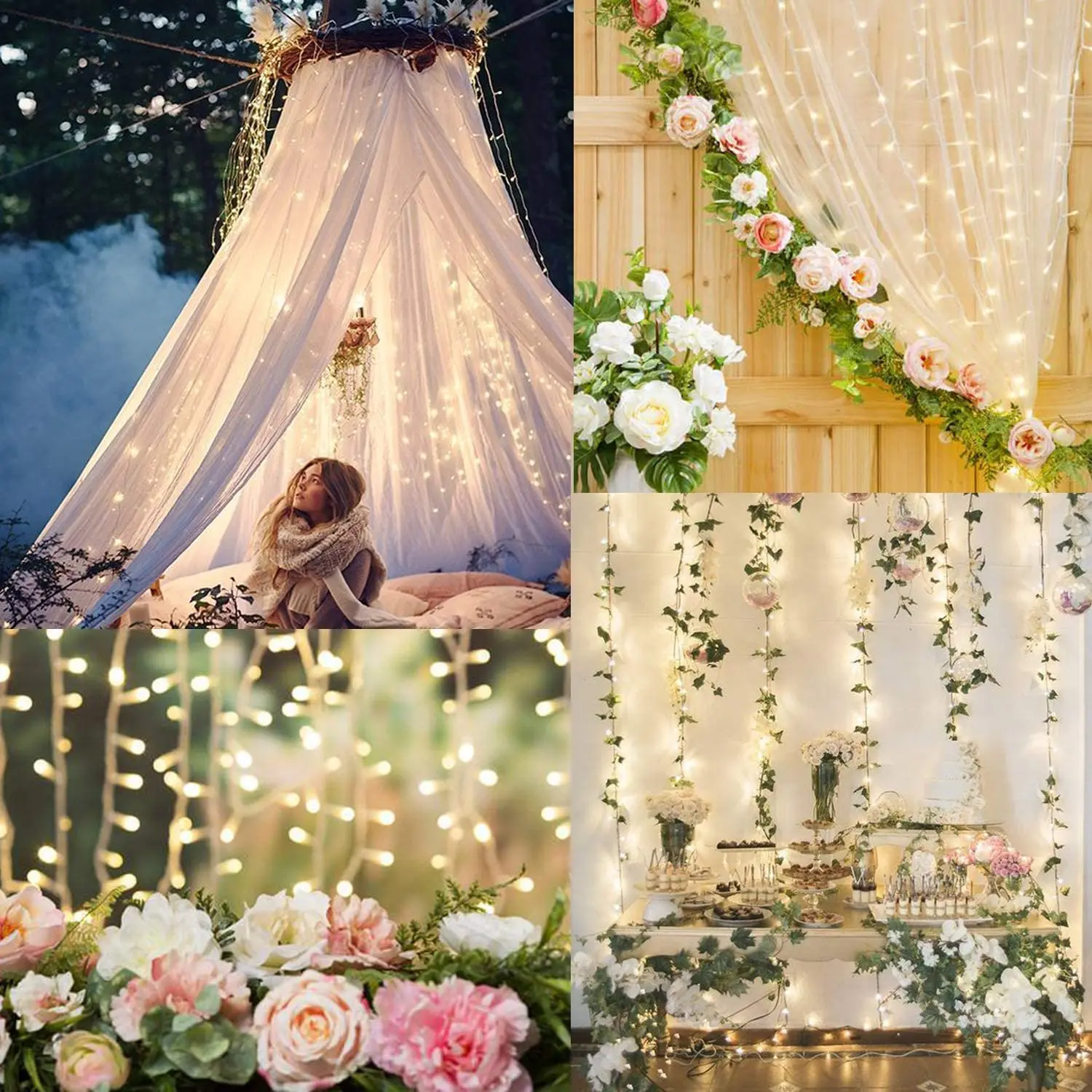 Curtain Light Festoon LED Icicle String Light Connectable New Year Eve Ornaments Garland 3x1/3x2/3x3/6x3m Christmas Decorations - Image 5