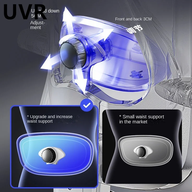 UVR New Office Chair Reclining Dual-use Computer Armchair Four-way Adjustable Backrest Chair Ergonomic Breathable Staff Chair - Image 2