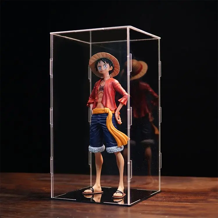 Acrylic Display Case for Collectibles Assemble Clear/Black Base Display Box Home Storage for Lego Figures Doll Toys Figurines - Image 6