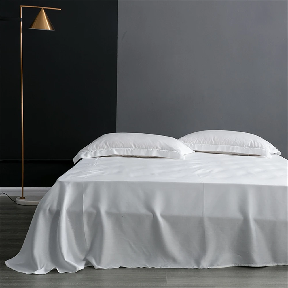 Lanlika Luxury Nature White 100% Silk Bedding Set Double Queen King Duvet Cover Flat Sheet Bed Linen Pillowcase For Sleep Gift - Image 5