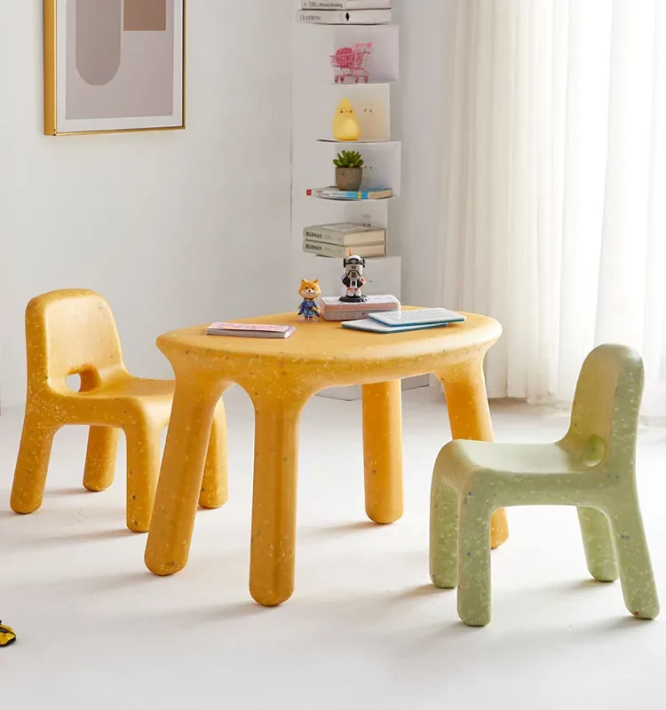 Nordic Girl Table Chair Furniture Plastic School Writing Small Desk Creative Living Room Study Students Table Desks Customized