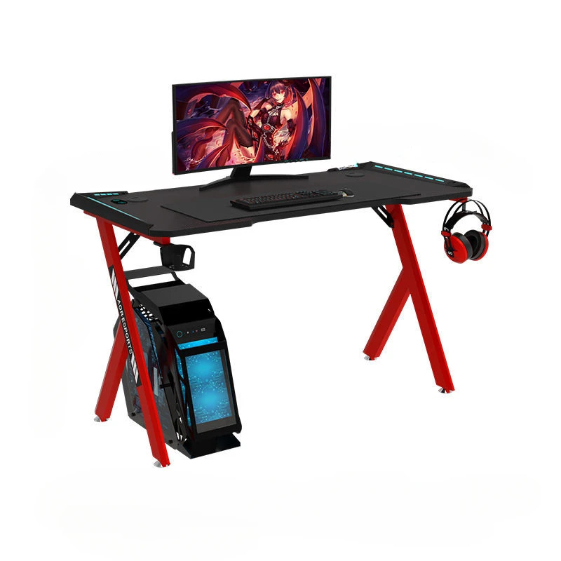 Modern Multipurpose Gamer Computer Table Corner Shelf Exquisite Desktop Gaming Desk Office Work Mesa De Escritorio Furniture