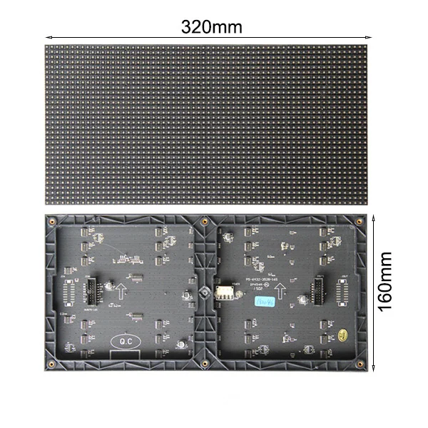 Free shipping 3Pcs P5 Indoor LED Display Module 1 / 16Scan 64*32dots P5 Indoor Full color LED Advertising Display Module - Image 3