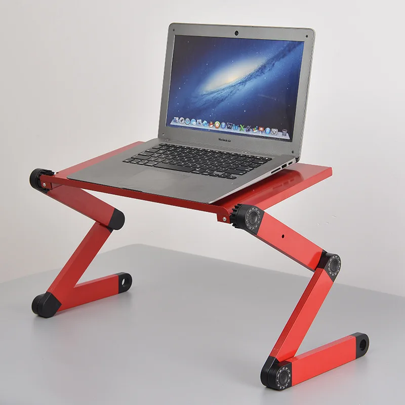 Adjustable Aluminum Lazy Laptop Desk For Bed Table Ergonomic Portable Laptop Stand Tray Sofa Bed - Image 6