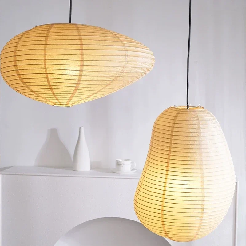 Nordic Pear Design Paper Led Pendant Lights for Living Dining Room Bedroom Coffee Tables Home Decor Simple Hanging Luminaires - Image 2