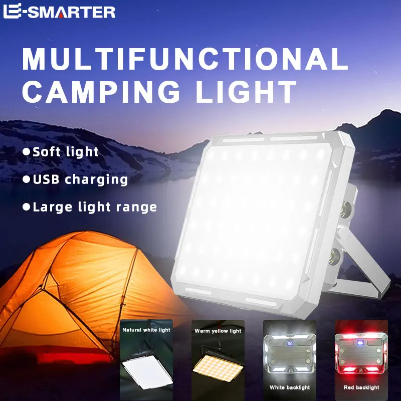 LED Camping Tent Light Rechargeable Searchlight High Power Outdoor Emergency Lighting Waterproof Portable Hanging Night Lamps - Image 6