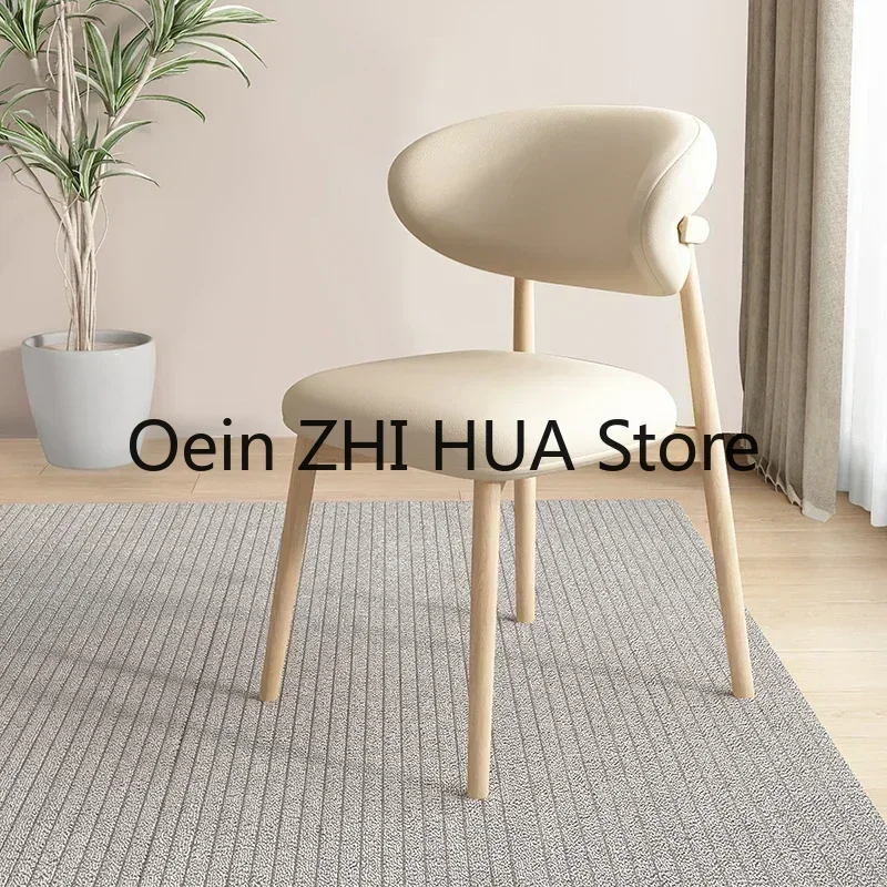 Dining Chairs Rattan Dining Chair Chairs Bedroom Hotel Armchairs Convenience Store Velvet Accent Single Luxury Home Bar Nordic - Image 3