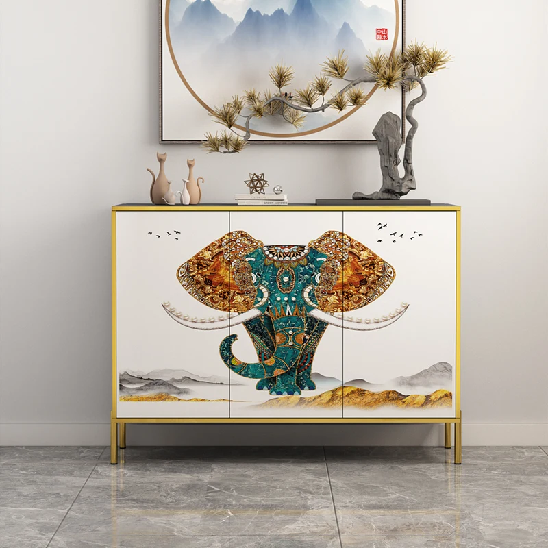 Sideboard Accent Living Room Cabinets Kitchen Closet Entryway Display Locker Cabinet Dollhouse Nordic Meuble Buffet Furniture - Image 5