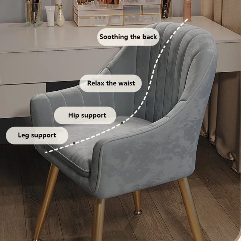 Modern Chair Designer Interior Furniture Elegant Dining Chairs Offer Chaise Salle A Manger Relaxing Island Table French Style - Image 5
