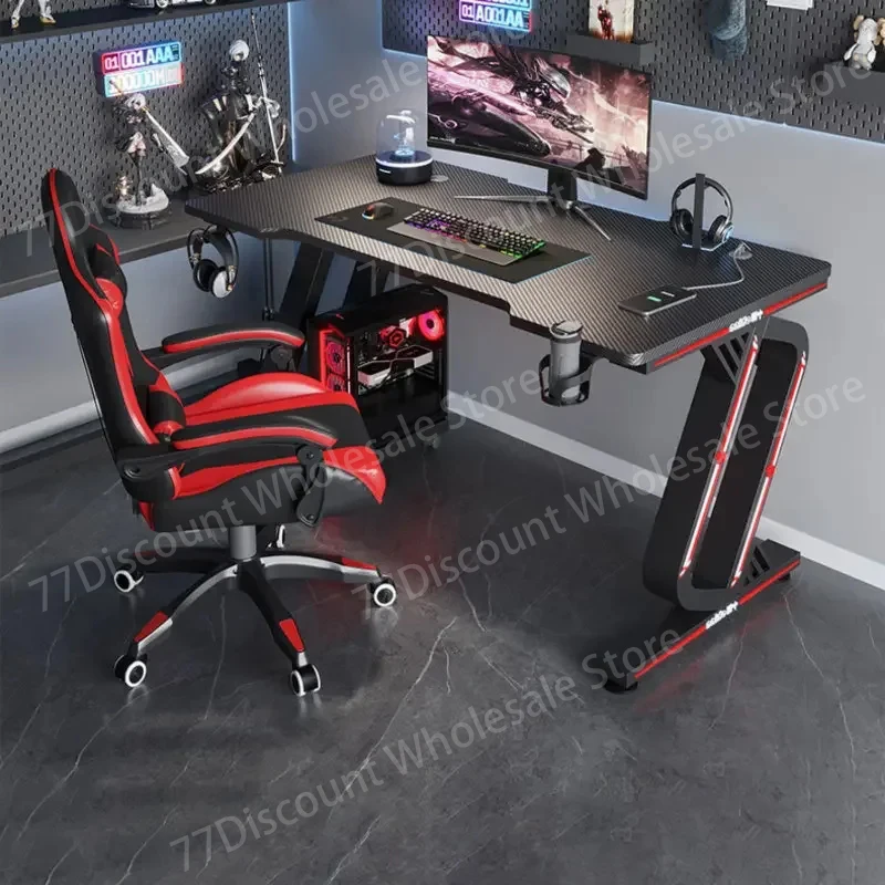 Simple Desktop Computer s Modern table Office Furniture Carbon Fiber Gaming Home Bedroom Student Writing Game