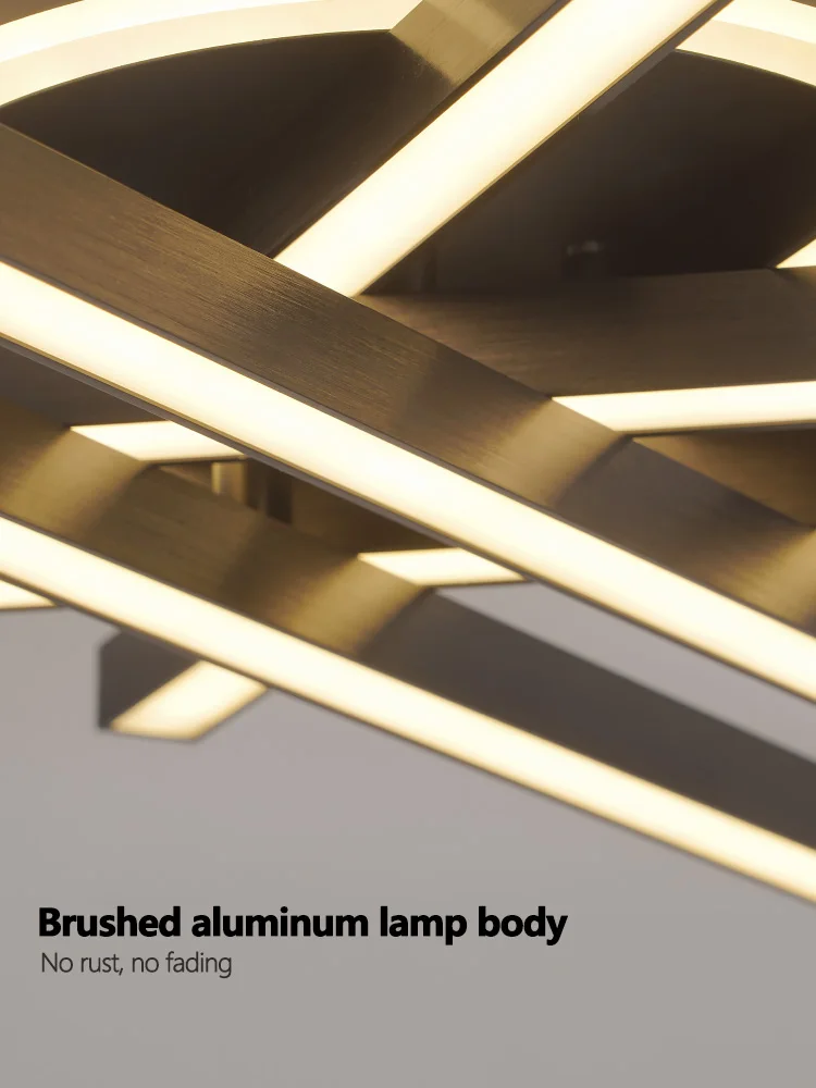2024 new ceiling lamp Nordic modern LED lamp living room dining room bedroom lights ceiling chandelier - Image 5