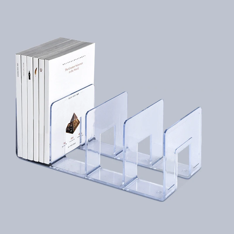 2024 Desk Bookshelf For Book CD Magazine File Multi-Purpose Bookends Book Storage Stand Organizer Holder School Office Supplies - Image 2