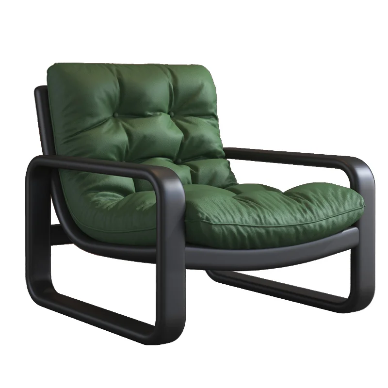 Bedroom Armchair Throne Chair Room Lounge Design Balcony Furniture Cheap Relax Armchairs Leather Wheel Muebles Floor Upholstered - Image 4
