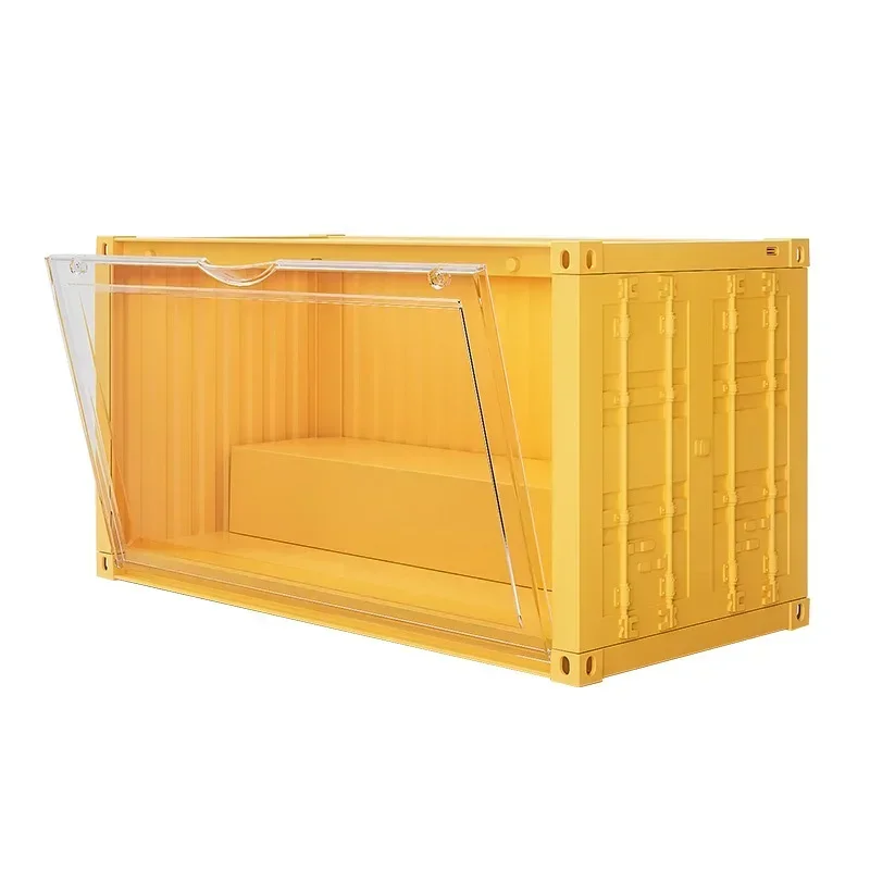 Doll Storage Box Animation Model Magnetic Display Rack Dustproof Dolls Block Toys Transparent Lights Display Box Combination - Image 6