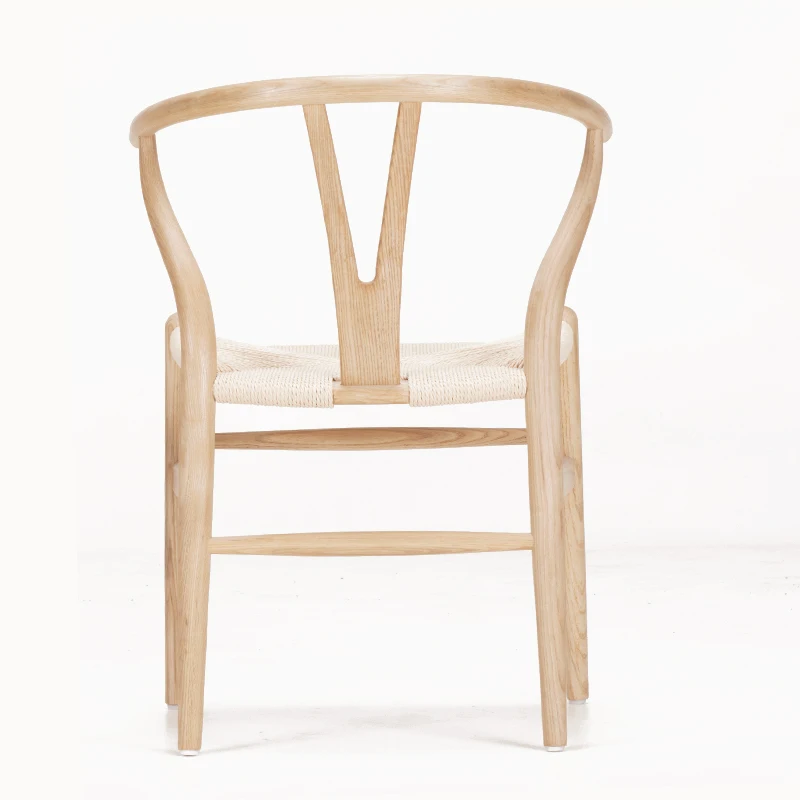 Modern Dining Chair Oak Wood Oil Finish Natural/Black/Walnut/Honey/Chestnut Wooden Armchair Chair Design For Kitchen Dining Room - Image 3