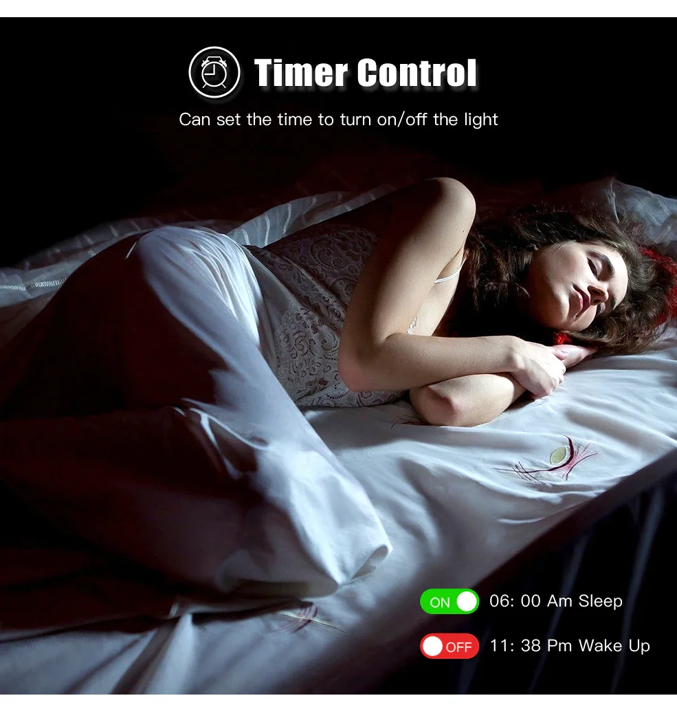 15W WiFi Smart Led Light Bulb E27 LED RGBCW Smart Bulb Voice Control Via Google Home Tuya Smart Life App Alexa RGB Lamp 110-220V - Image 6