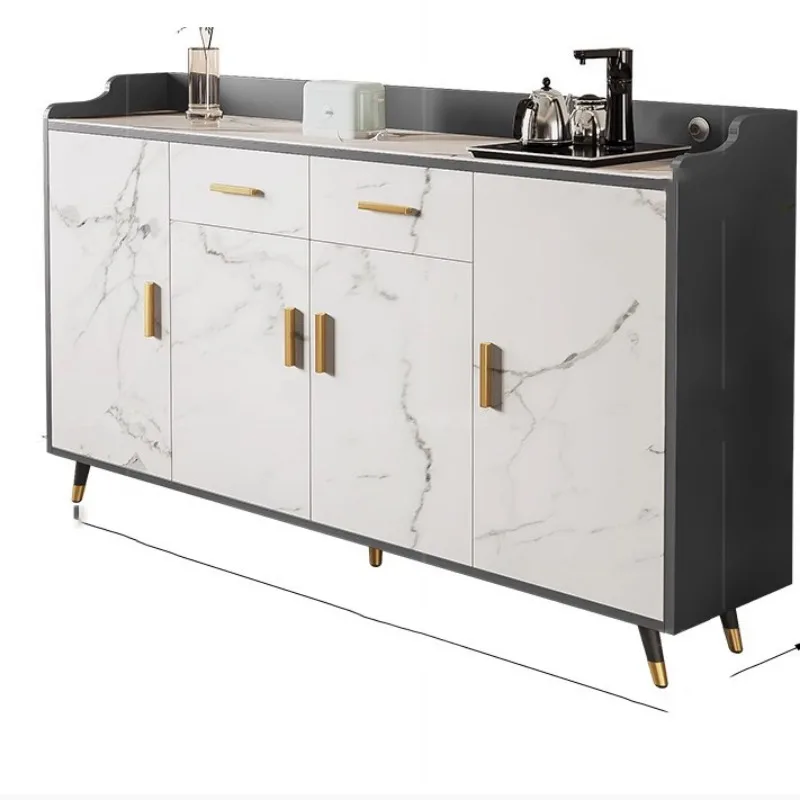 Buffet Dressers Living Room Cabinet Shelf Makeup Organizer Storage Tv Cabinet Tall Kitchen Armoires De Salon French Furniture - Image 6