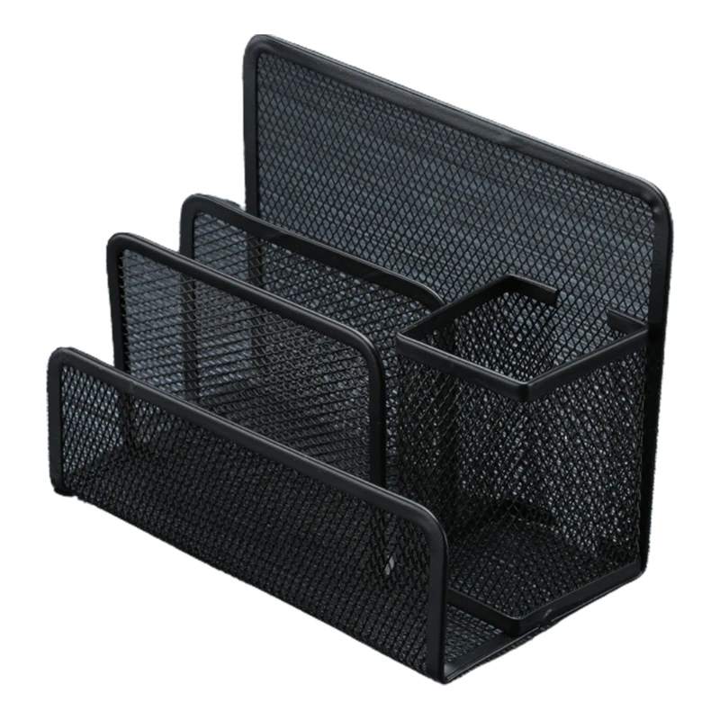 Brochure, Literature, File Storage Organizer for Desktop for Document Envelope Pen Holder +Multi-Layer File Holder