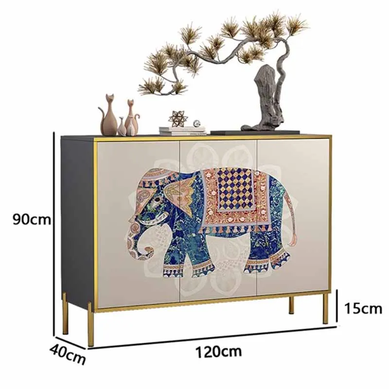 Sideboard Accent Living Room Cabinets Kitchen Closet Entryway Display Locker Cabinet Dollhouse Nordic Meuble Buffet Furniture - Image 6