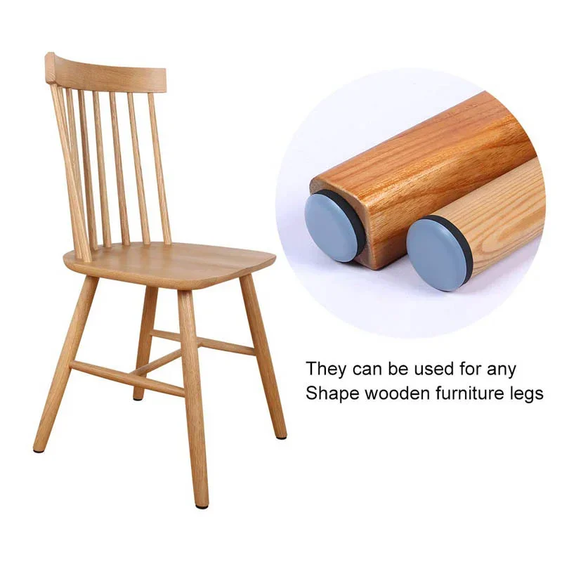 Chair Pads Floor Protector Rubber Feet Furniture Legs Table Felt Pad Seat Self-Adhesive Easy Move Heavy Furnitures Slider Glides - Image 2